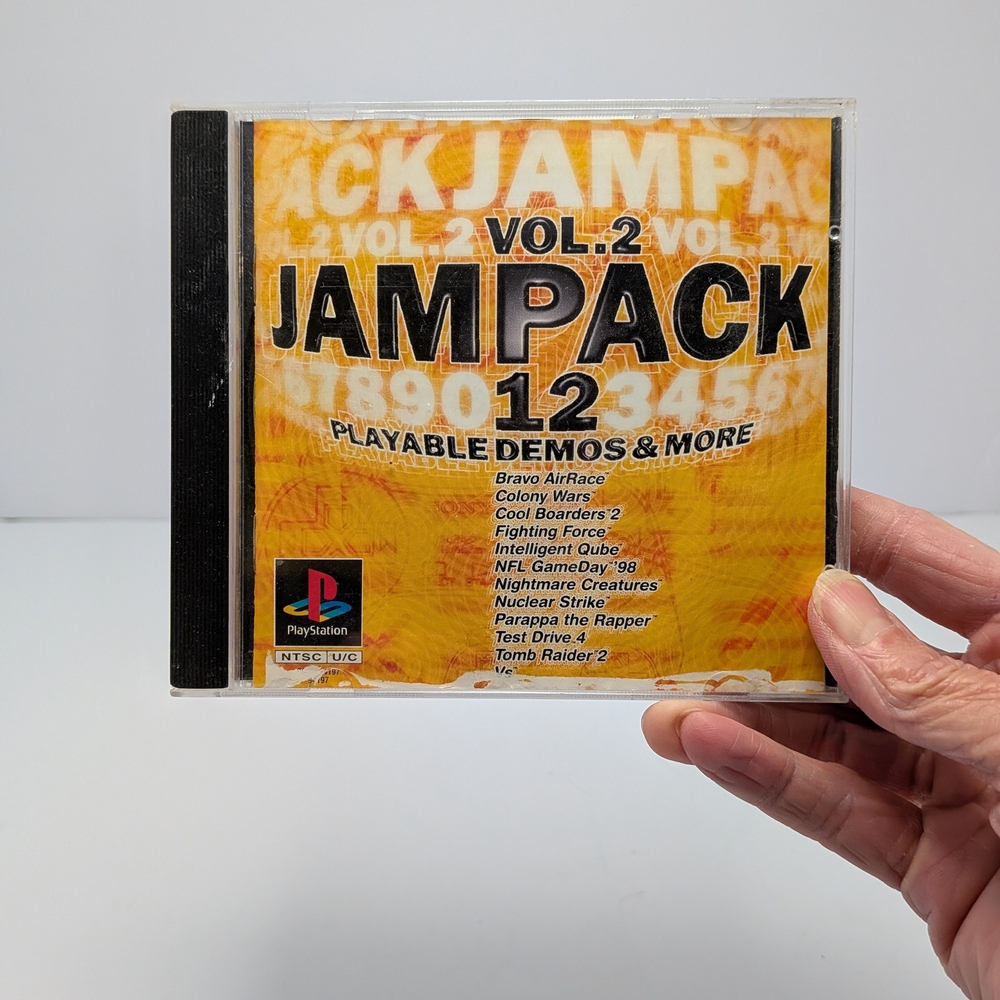 Vol. 2 Jampack 12 Playable Demos And More PlayStation Sampler CD NTSC U/C 1997